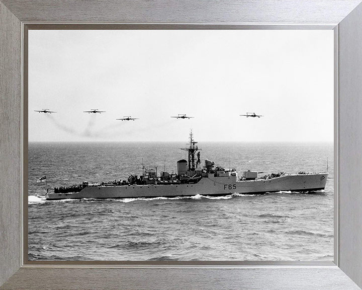 HMS Tenby F65 Royal Navy Whitby Class Frigate Photo Print or Framed Print - Hampshire Prints