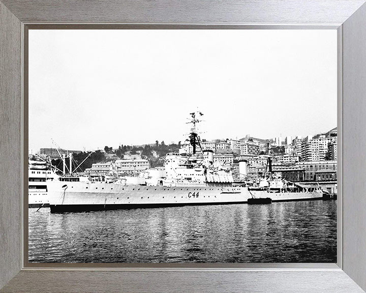 HMS Jamaica (44) Royal Navy Fiji class light cruiser Photo Print or Framed Photo Print - Hampshire Prints