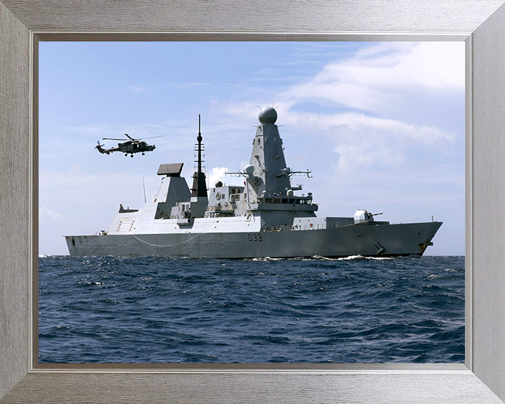 HMS Dauntless D33 Royal Navy Type 45 destroyer Photo Print or Framed Print - Hampshire Prints