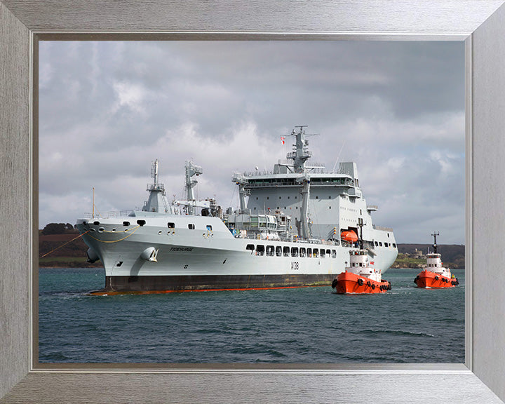 RFA Tidesurge A138 | Photo Print | Framed Print | Tide class | Tanker | Royal Fleet Auxiliary Hampshire Prints 10 x 8 Silver Frame No