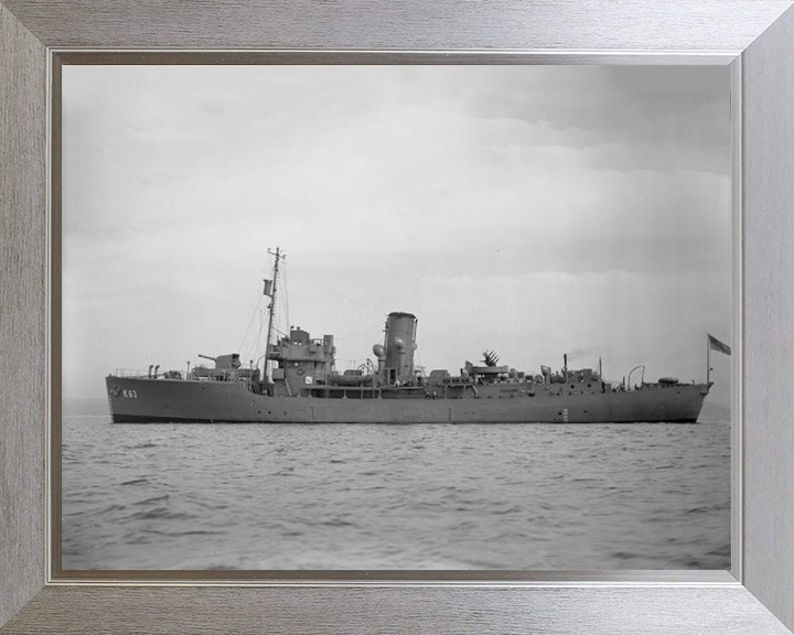 HMS Picotee K63 Royal Navy Flower class corvette Photo Print or Framed Print - Hampshire Prints