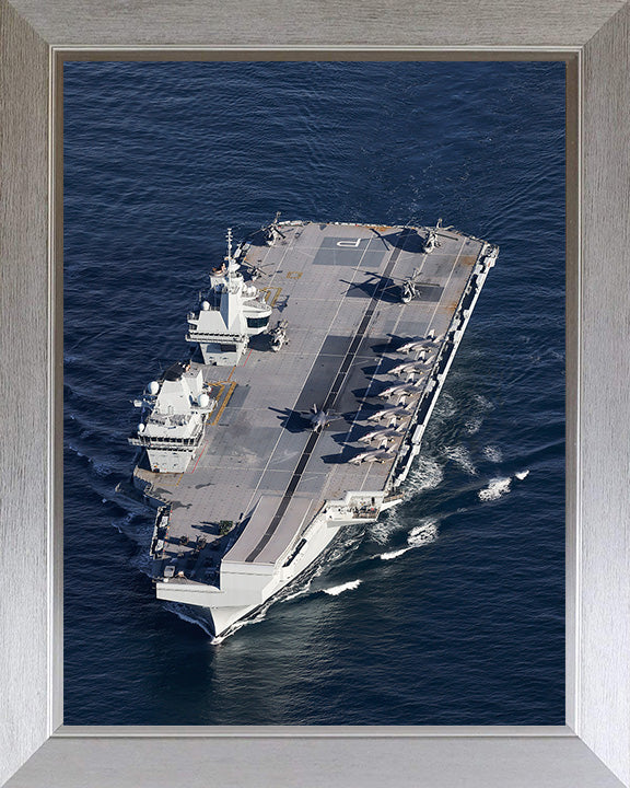 HMS Prince of Wales R09 | Photo Print | Framed Print | Queen Elizabeth Class | Aircraft Carrier | Royal Navy Hampshire Prints