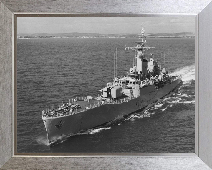 HMS Falmouth F113 Royal Navy Rothesay Class frigate Photo Print or Framed Print - Hampshire Prints