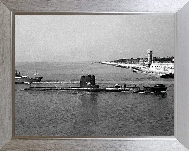 HMS Alderney S66 (P416) Royal Navy Amphion class submarine Photo Print or Framed Print - Hampshire Prints
