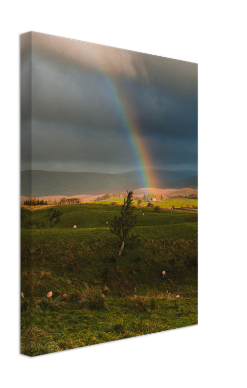 A rainbow over the Yorkshire Dales Photo Print - Canvas - Framed Photo Print - Hampshire Prints
