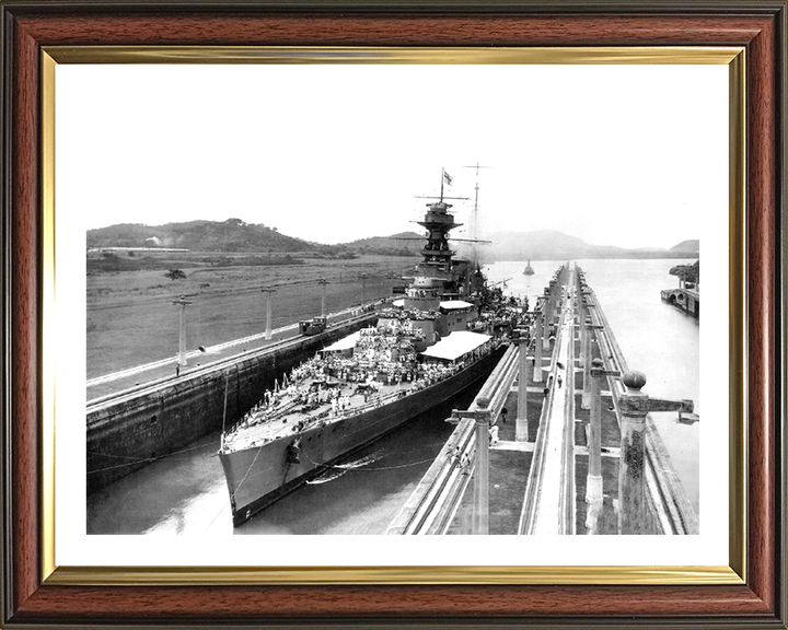 HMS Hood (51) Royal Navy Admiral class battlecruiser Photo Print or Framed Print - Hampshire Prints