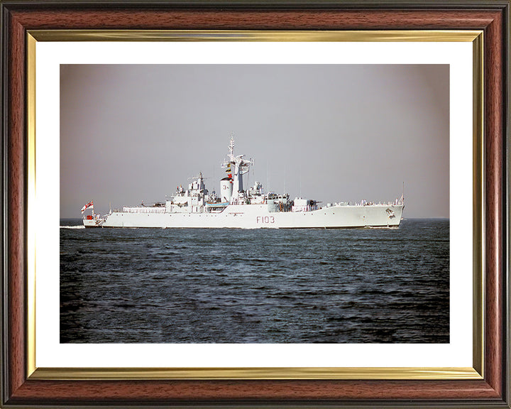 HMS Lowestoft F103 | Photo Print | Framed Print | Rothesay Class | Frigate | Royal Navy Hampshire Prints