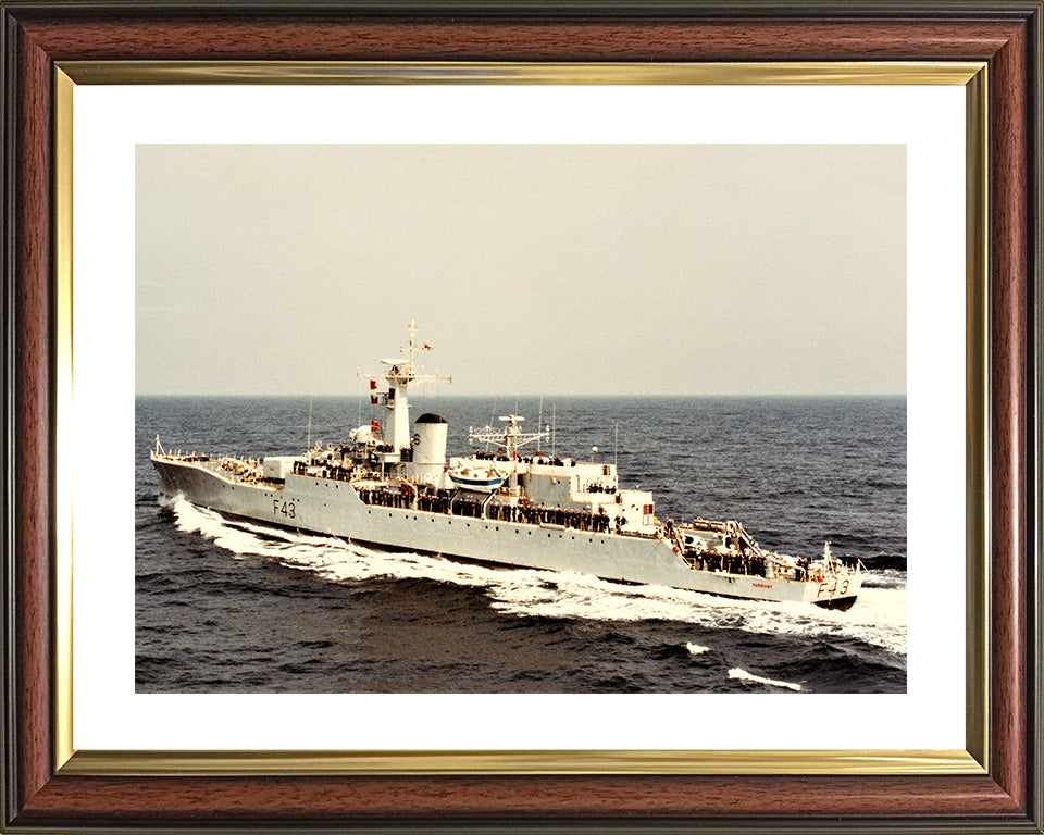 HMS Torquay F43 Royal Navy Whitby class frigate Photo Print or Framed Print - Hampshire Prints