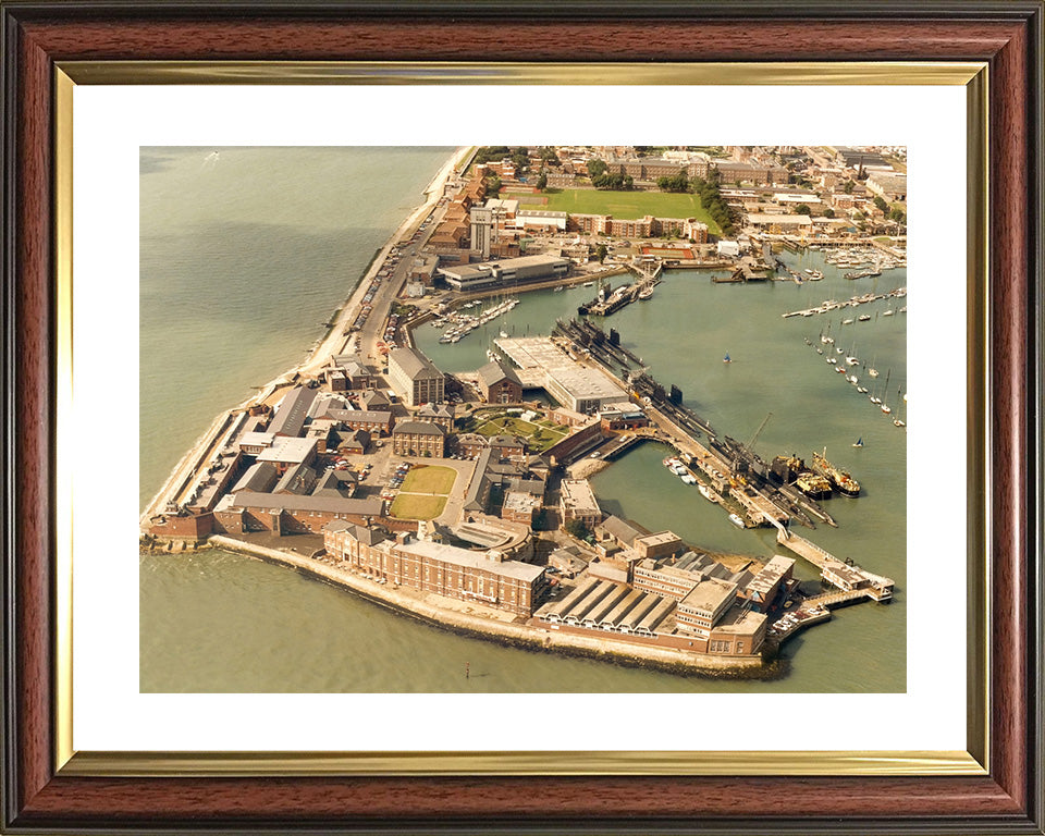 HMS Dolphin Royal Navy Submarine School From above Photo Print or Framed Photo Print - Hampshire Prints
