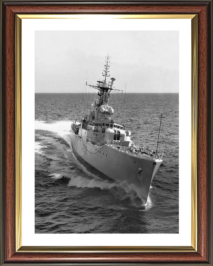 HMS Londonderry F108 Royal Navy Rothesay class frigate Photo Print or Framed Print - Hampshire Prints