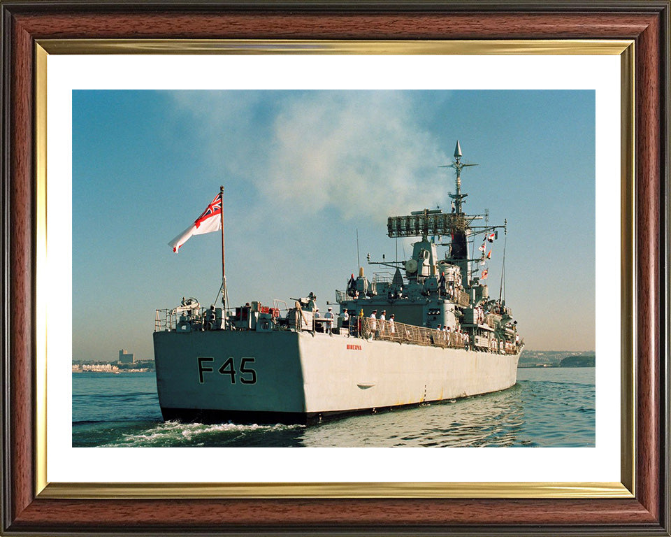 HMS Minerva F45 | Photo Print | Framed Print | Leander Class | Frigate | Royal Navy Hampshire Prints