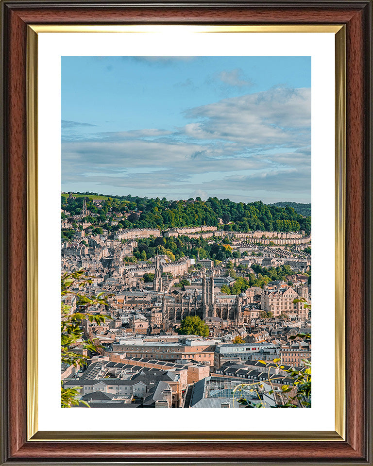 Bath Somerset from above Photo Print - Canvas - Framed Photo Print - Hampshire Prints