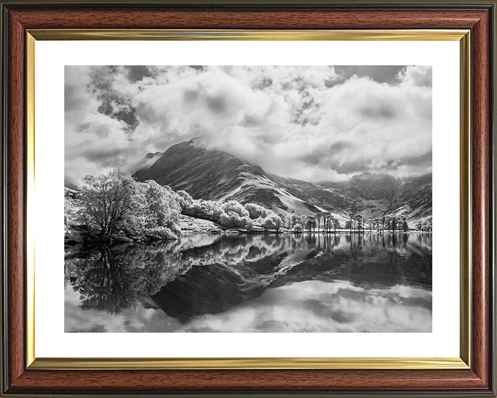 Buttermere lake the Lake District Cumbria black and white Photo Print - Canvas - Framed Photo Print - Hampshire Prints