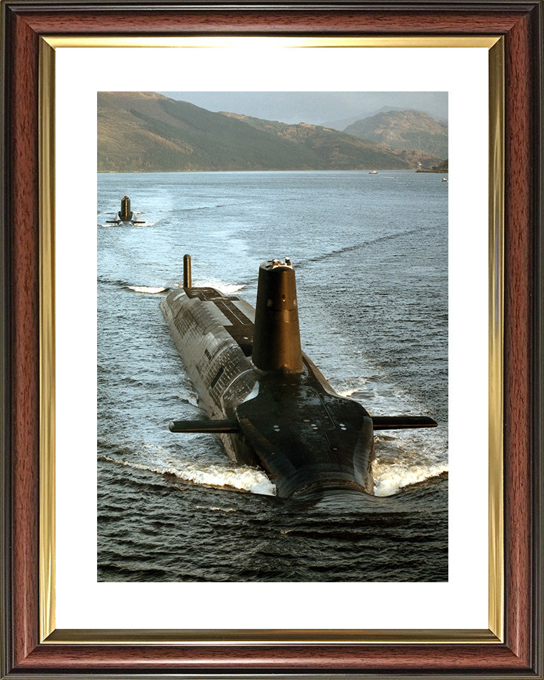 HMS Vanguard S28 Royal Navy Vanguard class Submarine Photo Print or Framed Print - Hampshire Prints