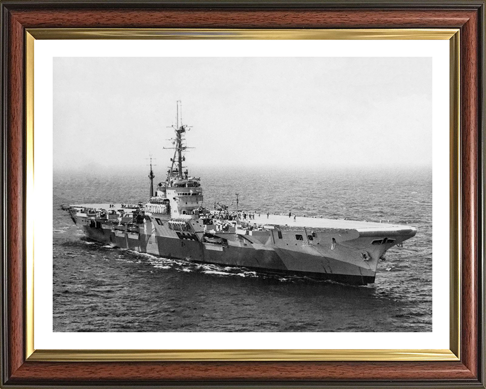 HMS Glory R62 Royal Navy Colossus class aircraft carrier Photo Print or Framed Print - Hampshire Prints