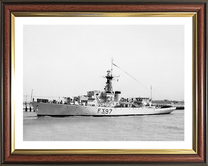 HMS Launceston Castle F397 (K397) | Photo Print | Framed Print | Castle Class | Corvette | Royal Navy Hampshire Prints