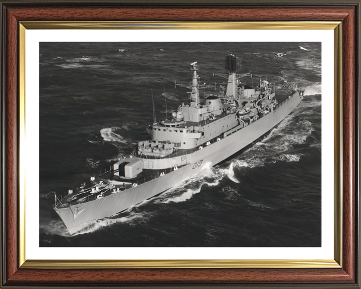 HMS Glamorgan D19 Royal Navy County class Destroyer Photo Print or Framed Print - Hampshire Prints