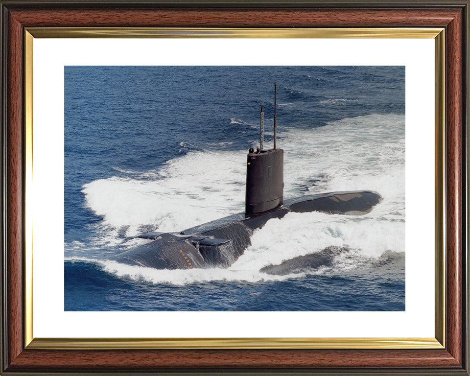 HMS Courageous S50 Royal Navy Valiant class Submarine Photo Print or Framed Print - Hampshire Prints