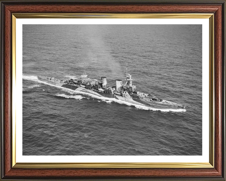 HMS Frobisher D81 Royal Navy | Photo Print | Framed Print | Hawkins Class | Cruiser | Royal Navy Hampshire Prints