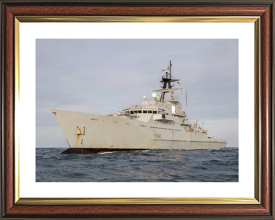 HMS Severn P282 Royal Navy River class patrol vessel Photo Print or Framed Print - Hampshire Prints