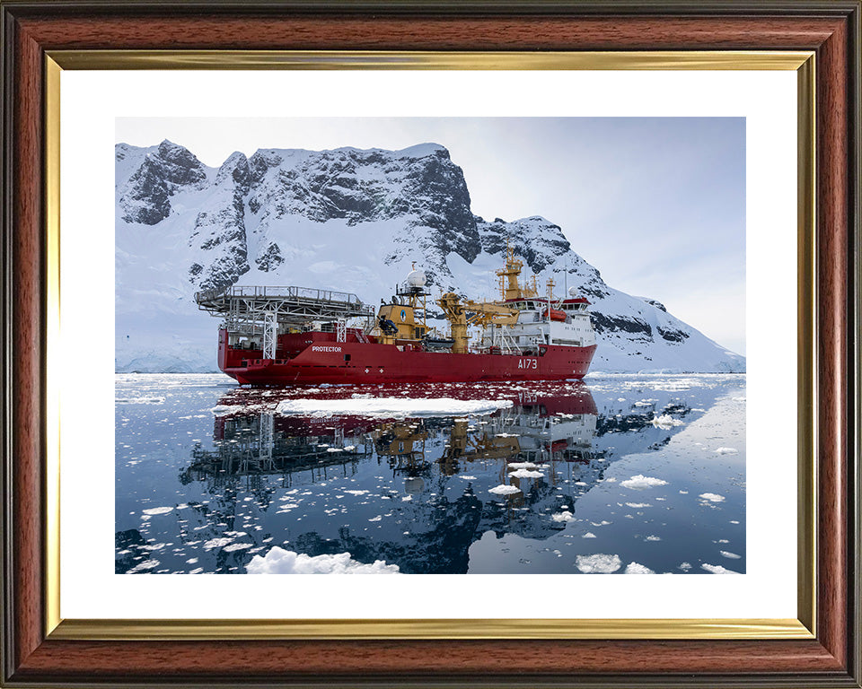 HMS Protector A173 | Photo Print | Framed Print | Poster | Ice Patrol Vessel | Royal Navy Hampshire Prints