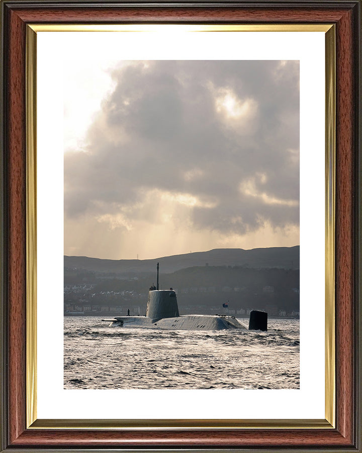 A Royal Navy Astute Class Submarine Photo Print or Framed Print - Hampshire Prints