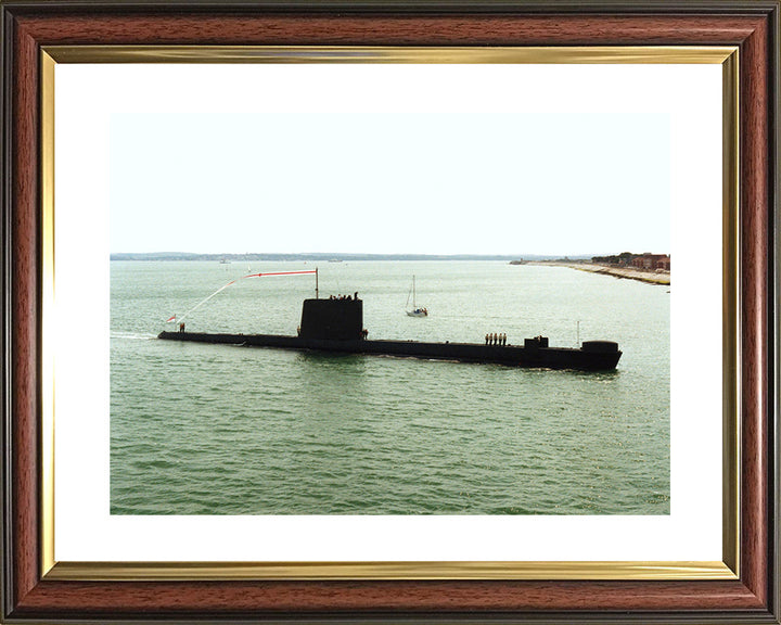 HMS Onyx S21 Royal Navy Oberon class Submarine Photo Print or Framed Print - Hampshire Prints