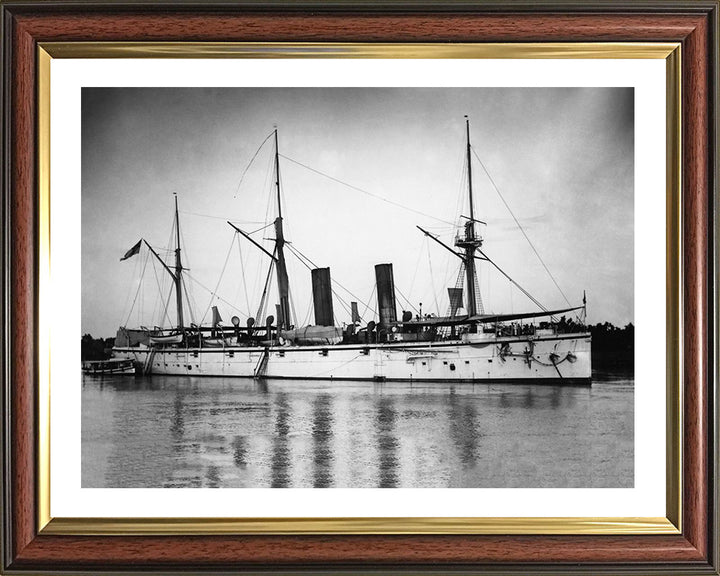 HMS Mercury (1878) | Photo Print | Framed Print | Poster | Iris Class | Cruiser | Royal Navy Hampshire Prints