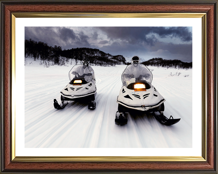 Royal Marine Commandos on a Ski-Doo | Photo Print | Framed Print | Military | Commando | Wall Art | Home Decor | Print | Photography Hampshire Prints