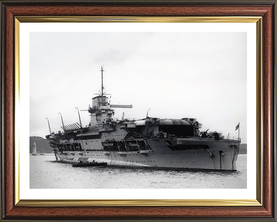 HMS Glorious (77) Royal Navy Courageous class battlecruiser Photo Print or Framed Print - Hampshire Prints