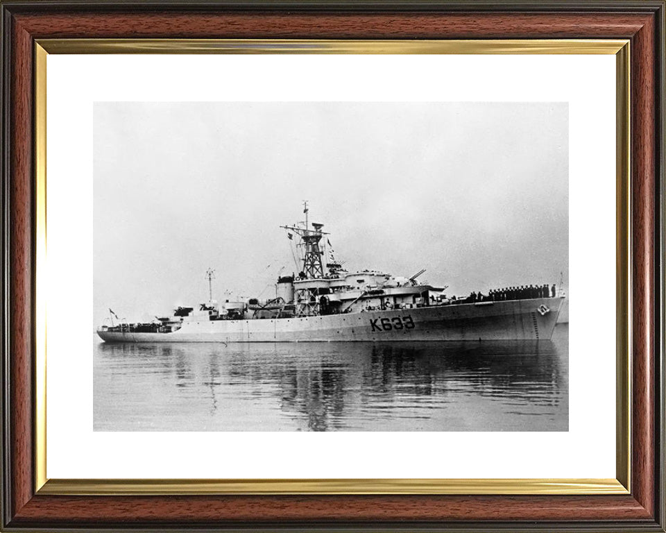 HMS Whitesand Bay K633 Royal Navy Bay Class Frigate Photo Print or Framed Print - Hampshire Prints