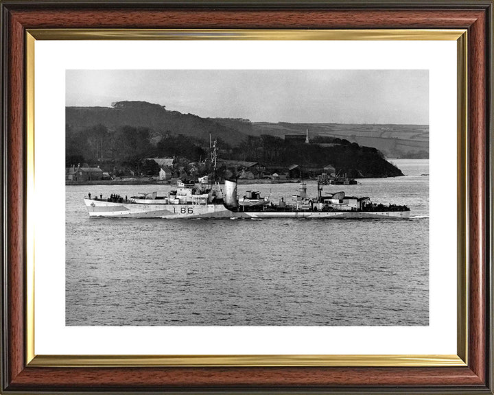 HMS Wensleydale L86 Royal Navy Hunt class destroyer Photo Print or Framed Print - Hampshire Prints