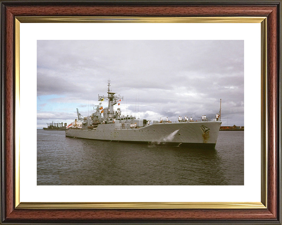 HMS Rothesay F107 Royal Navy Rothesay Class Frigate Photo Print or Framed Print - Hampshire Prints