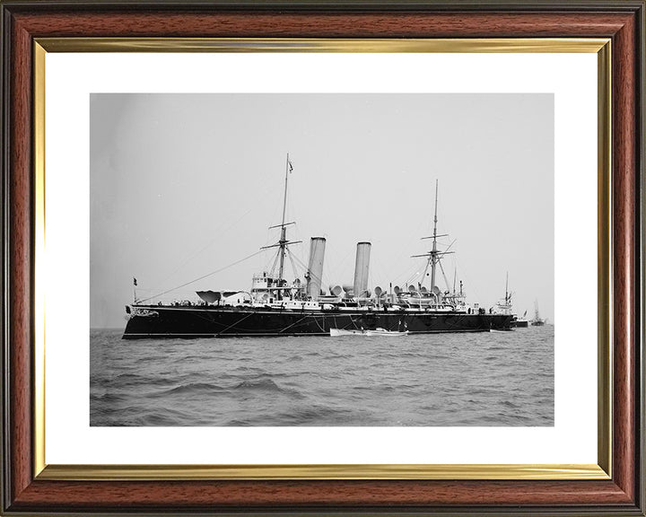 HMS Blake (1889) Royal Navy Blake class protected cruiser Photo Print or Framed Photo Print - Hampshire Prints