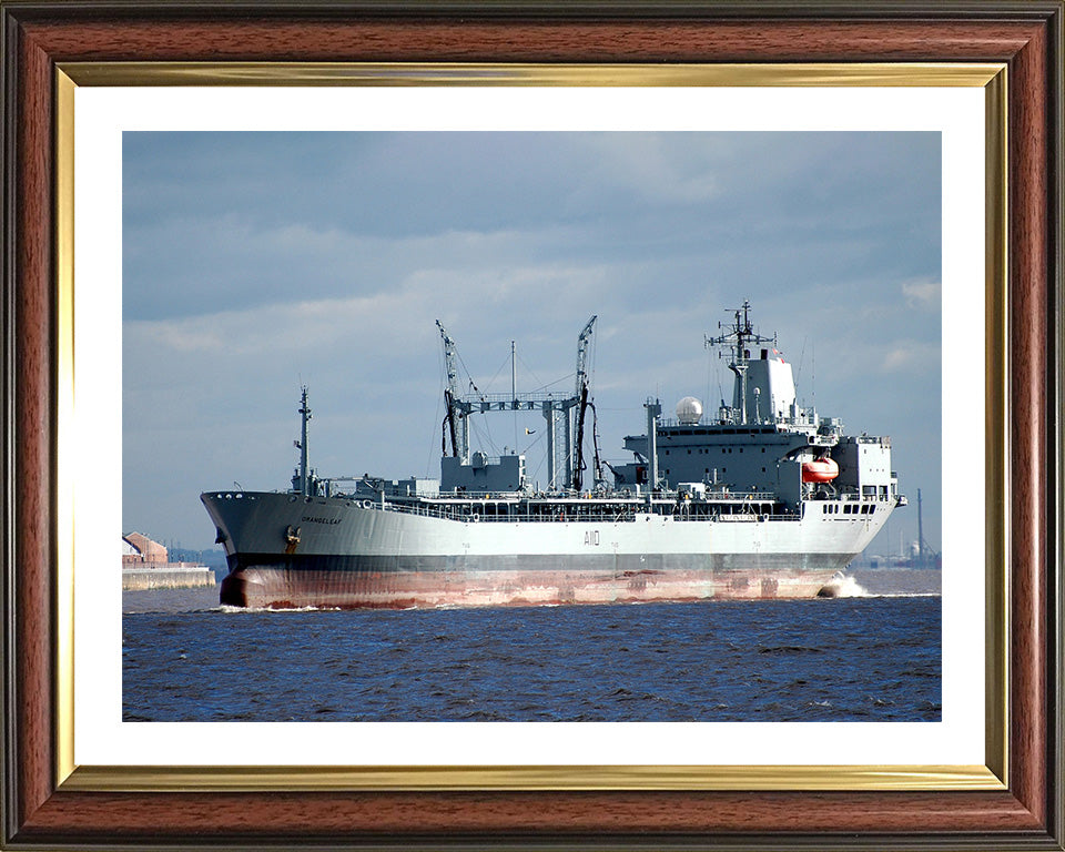 RFA Orangeleaf A110 | Photo Print | Framed Print | Leaf Class | Support Tanker | Royal Fleet Auxiliary Hampshire Prints