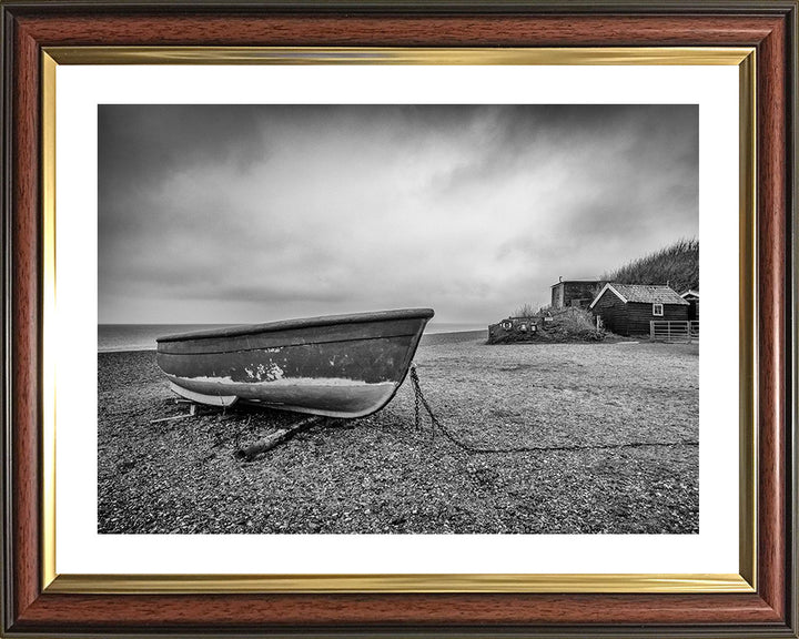 Dunwich Beach Suffolk black and white Photo Print - Canvas - Framed Photo Print - Hampshire Prints