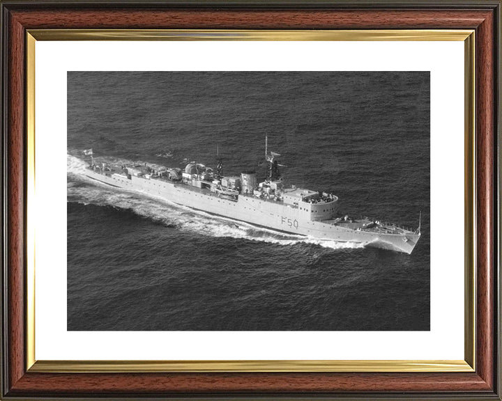 HMS Venus F50 (R50) | Photo Print | Framed Print | Poster | Type 15 | Frigate | Royal Navy Hampshire Prints