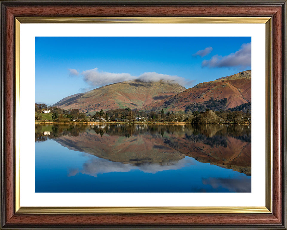 Grasmere the reflections the Lake District Cumbria Photo Print - Canvas - Framed Photo Print - Hampshire Prints