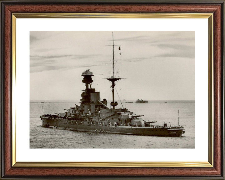 HMS Revenge (06) Royal Navy Revenge class battleship Photo Print or Framed Print - Hampshire Prints