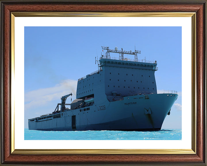 RFA Mounts Bay L3008 | Photo Print | Framed Print | Bay Class | Auxiliary Dock | Royal Fleet Auxiliary Hampshire Prints