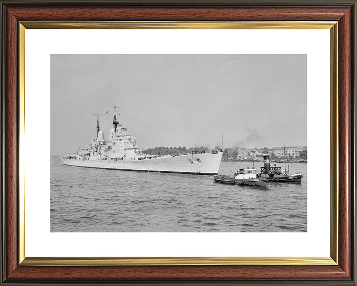 HMS Vanguard (23) Royal Navy fast battleship Photo Print or Framed Print - Hampshire Prints