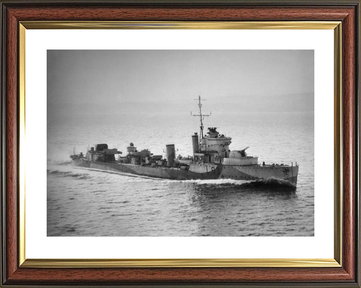 HMS Verdun L93 | Photo Print | Framed Print | Admiralty V Class | Destroyer | Royal Navy Hampshire Prints