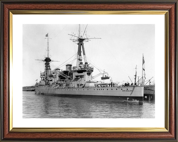 HMS New Zealand (1911) | Photo Print | Framed Print | Indefatigable Class | Cruiser | Royal Navy Hampshire Prints