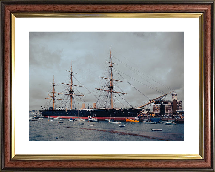 HMS Warrior 1860 | Photo Print | Framed Print | Poster | Steam-powered Armoured Frigate | Royal Navy Hampshire Prints