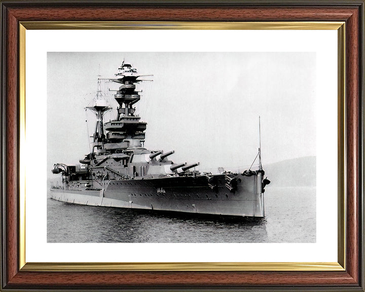 HMS Royal Oak (08) Royal Navy Revenge class battleship Photo Print or Framed Print - Hampshire Prints