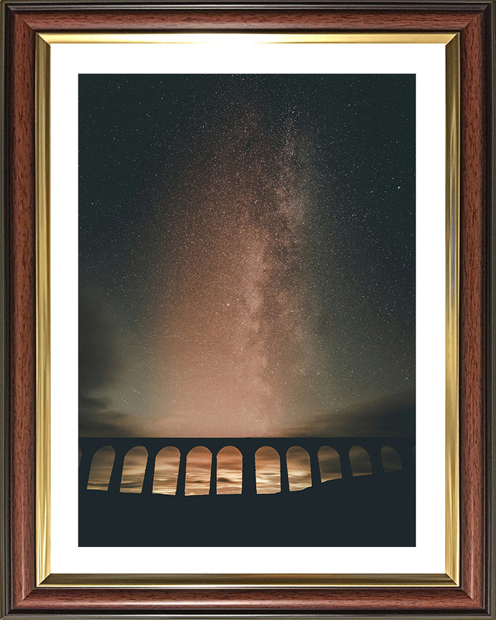 Milky way over the Ribblehead Viaduct Yorkshire Photo Print - Canvas - Framed Photo Print - Hampshire Prints