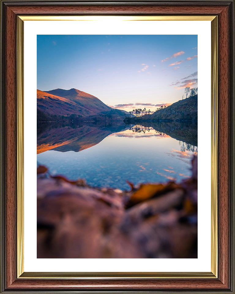 Thirlmere Allerdale the Lake District Cumbria at sunrise Photo Print - Canvas - Framed Photo Print - Hampshire Prints