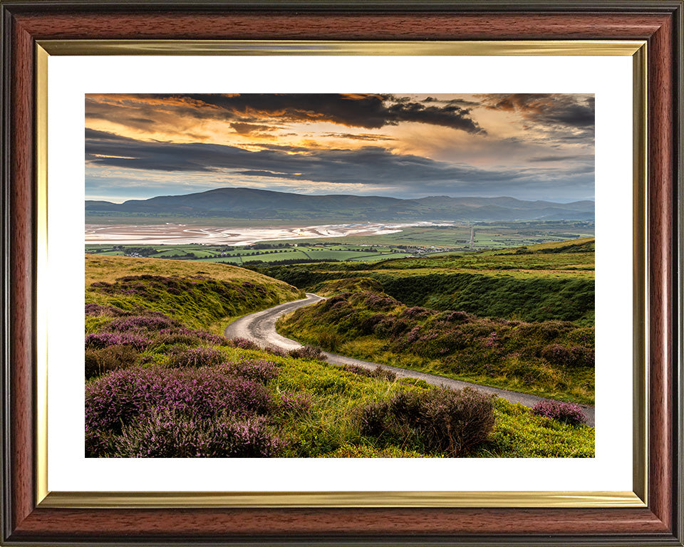 Duddon Estuary Cumbria at sunset Photo Print - Canvas - Framed Photo Print - Hampshire Prints