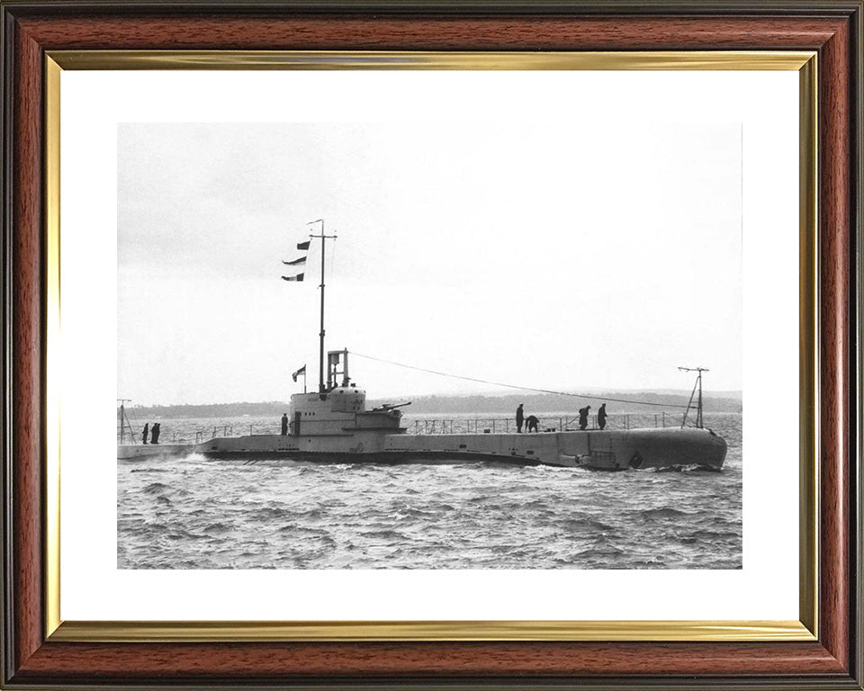 HMS Regent N41 Royal Navy Rainbow class submarine Photo Print or Framed Print - Hampshire Prints