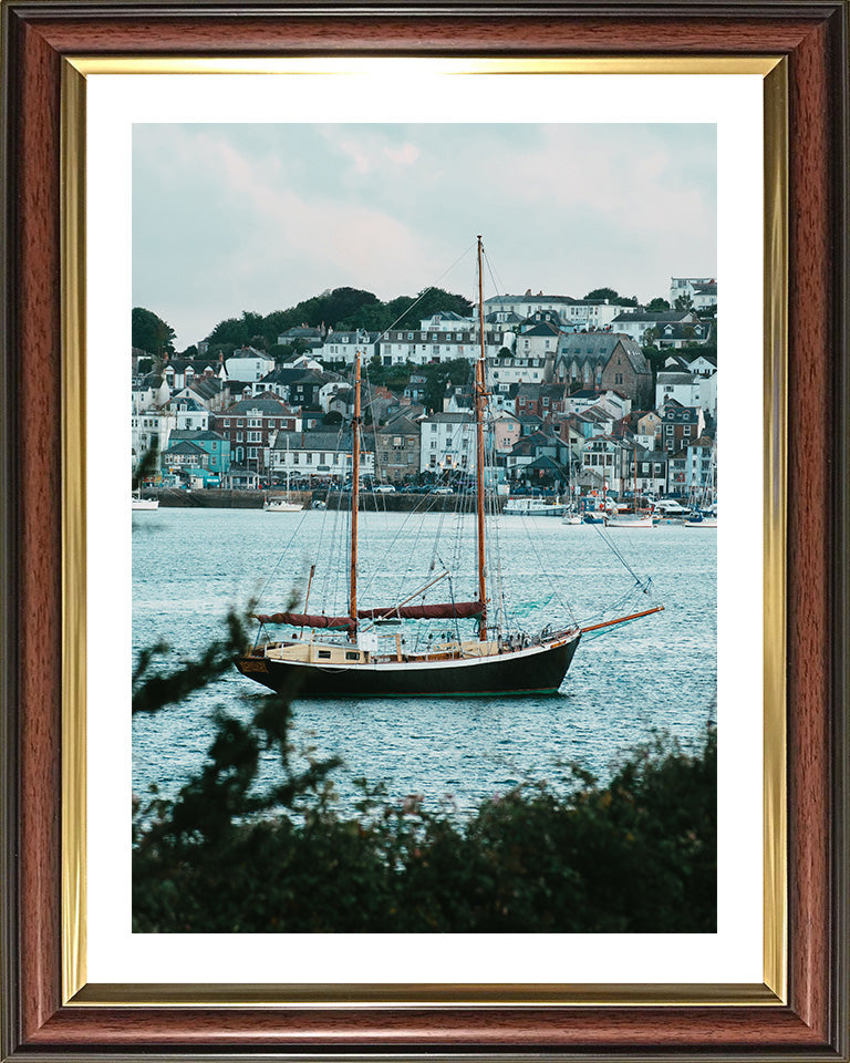 Falmouth harbour Cornwall in summer Photo Print - Canvas - Framed Photo Print - Hampshire Prints